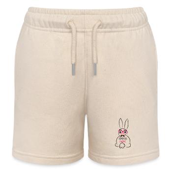 Joyeuses Pâques - Short de jogging enfant bio Stanley/Stella - écru doux - Devant