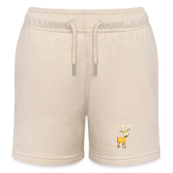 Be Wild Rehkitz - Reh - Rehe - Hirsch - Rehbock - Kinder Organic Joggingshorts Mini Bolter von Stanley/Stella - Natur - Vorne
