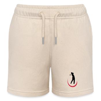 golf - Kids Organic Sweat Shorts by Stanley/Stella - soft Ecru - Front