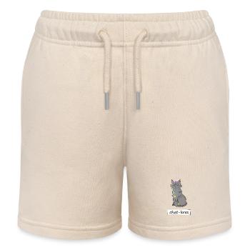 Chat-kras - Kids Organic Sweat Shorts by Stanley/Stella - soft Ecru - Front