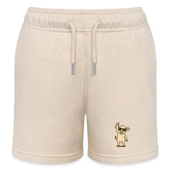 Roches de veau fraîches - Short de jogging enfant bio Stanley/Stella - écru doux - Devant