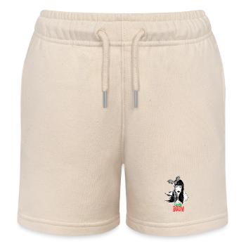 Lady Doom - Kids Organic Sweat Shorts by Stanley/Stella - soft Ecru - Front