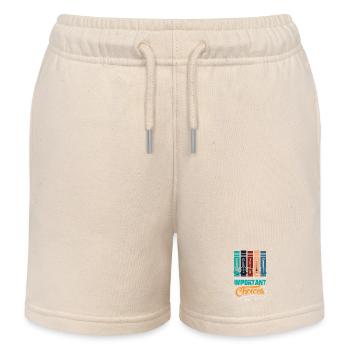 Guitar Guitar Player Musician Guitarist - Kids Organic Sweat Shorts by Stanley/Stella - soft Ecru - Front