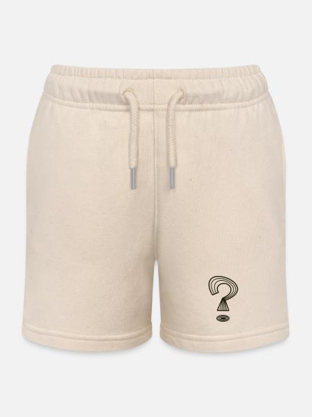 Point d’interrogation de Cean - Short de jogging enfant bio Stanley/Stella - écru doux