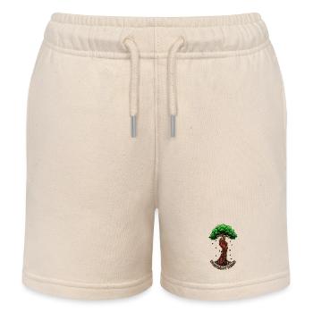 Willenskraft Wachst - Kinder Organic Joggingshorts Mini Bolter von Stanley/Stella - Natur - Vorne