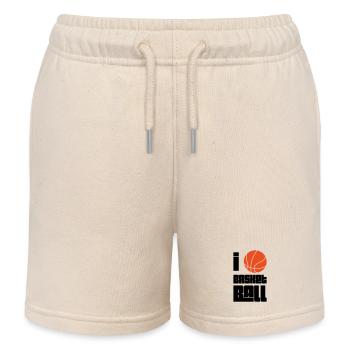 I Love Basketball - Short de jogging enfant bio Stanley/Stella - écru doux - Devant