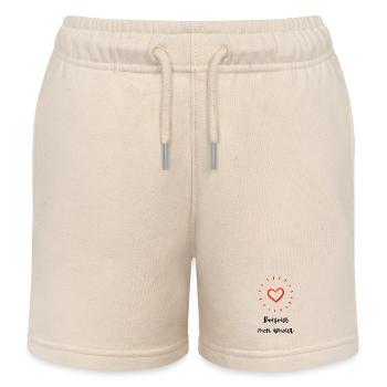 Hallo mein Liebling - Kinder Organic Joggingshorts Mini Bolter von Stanley/Stella - Natur - Vorne