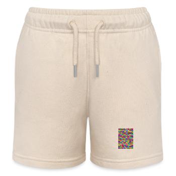 Be Fit Bunte Wiederholung - Kinder Organic Joggingshorts Mini Bolter von Stanley/Stella - Natur - Vorne