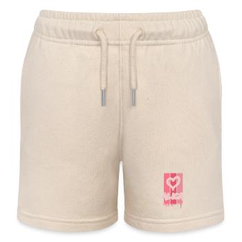 Alica as a gift idea - Kids Organic Sweat Shorts by Stanley/Stella - soft Ecru - Front