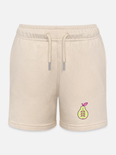 geteilte Birne - Kinder Organic Joggingshorts Mini Bolter von Stanley/Stella - Natur