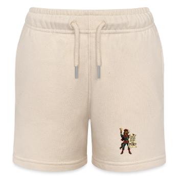 Gaul mit Durchblick - Kinder Organic Joggingshorts Mini Bolter von Stanley/Stella - Natur - Vorne