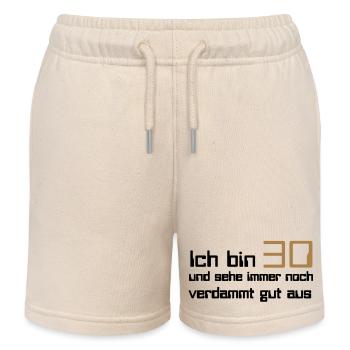 30 - Kids Organic Sweat Shorts by Stanley/Stella - soft Ecru - Front