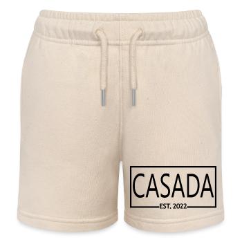 2022 Hochzeitstag verheiratete Frauen - Kinder Organic Joggingshorts Mini Bolter von Stanley/Stella - Natur - Vorne