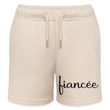 Verlobte passende Verlobung Hochzeit Flitterwochen - Kinder Organic Joggingshorts Mini Bolter von Stanley/Stella - Natur - Vorne