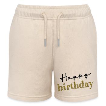 ALLES GUTE ZUM GEBURTSTAG!. ALLES GUTE ZUM GEBURTSTAG!. JAHRESTAG. - Kinder Organic Joggingshorts Mini Bolter von Stanley/Stella - Natur - Vorne