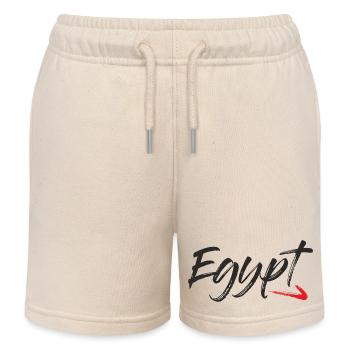 Égypte Ägypten - Short de jogging enfant bio Stanley/Stella - écru doux - Devant