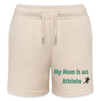 My Mom is an Athlete - Kinder Organic Joggingshorts Mini Bolter von Stanley/Stella - Natur - Vorne