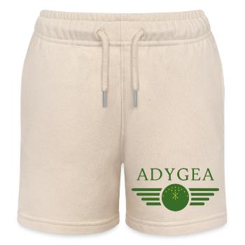 Ich liebe Adygeja, Eleganz Stil Design T-Shirt - Kinder Organic Joggingshorts Mini Bolter von Stanley/Stella - Natur - Vorne