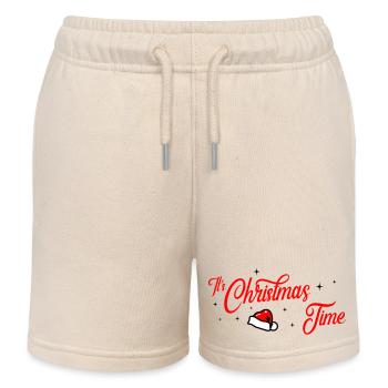 christmas time - Kinder Organic Joggingshorts Mini Bolter von Stanley/Stella - Natur - Vorne