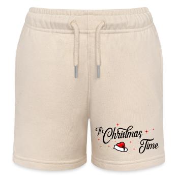 Période de Noël - Short de jogging enfant bio Stanley/Stella - écru doux - Devant