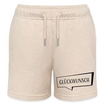 Glueckwunsch - Kinder Organic Joggingshorts Mini Bolter von Stanley/Stella - Natur - Vorne