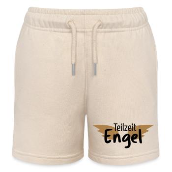 Engel Teilzeitengel Flügel Held Heldin Geschenk - Kinder Organic Joggingshorts Mini Bolter von Stanley/Stella - Natur - Vorne