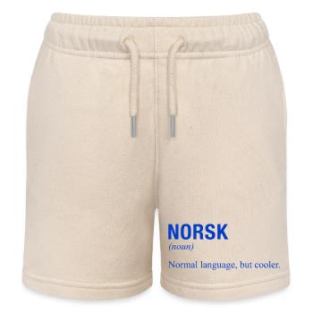 NORVÈGE Norvège Norvégien Norvégien - Short de jogging enfant bio Stanley/Stella - écru doux - Devant