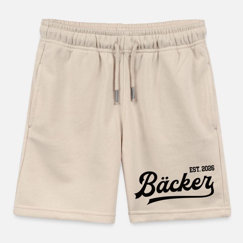 Baker 2026 Apprenticeship Bakery Apprentice Exam Kids Organic Sweat Shorts by Stanley/Stella