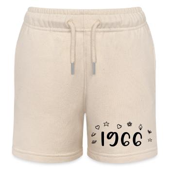1966 Anniversaire 1966 Retro 1966 - Short de jogging enfant bio Stanley/Stella - écru doux - Devant
