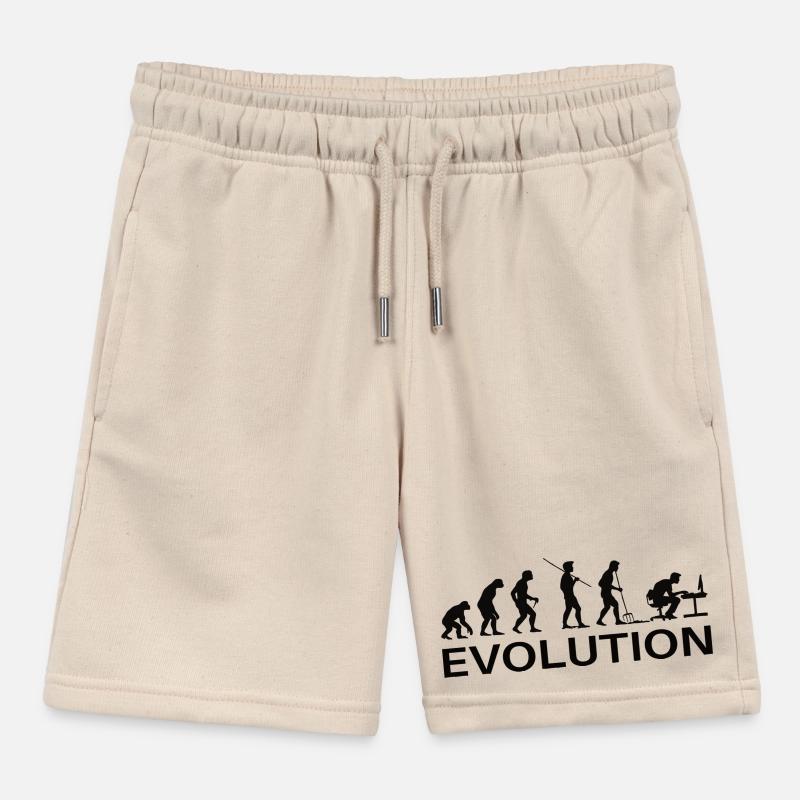 Evolution Gamer | Computer Freak Nerd PC Kinder Organic Joggingshorts Mini Bolter von Stanley/Stella