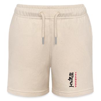 Taekwondo - Kinder Organic Joggingshorts Mini Bolter von Stanley/Stella - Natur - Vorne