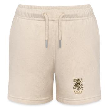 Gardien de la forêt de Leshy Art en bois vintage - Short de jogging enfant bio Stanley/Stella - écru doux - Devant
