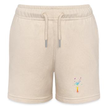 Baum des Lebens – Harmonie von Mensch & Natur  - Kinder Organic Joggingshorts Mini Bolter von Stanley/Stella - Natur - Vorne