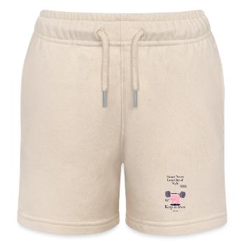 Anti Brainrot - Kinder Organic Joggingshorts Mini Bolter von Stanley/Stella - Natur - Vorne
