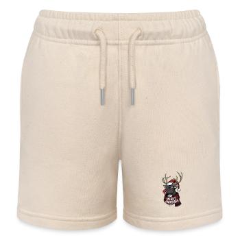 Weihnachten Rentier Rudolph - Weihnachten Rentier - Kinder Organic Joggingshorts Mini Bolter von Stanley/Stella - Natur - Vorne