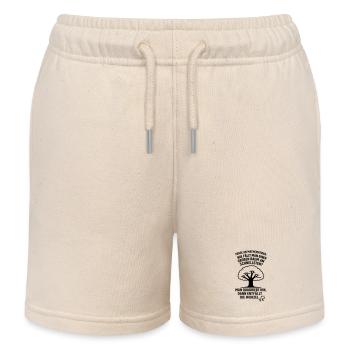 Mathematiker Witz Wurzel Baum fällen  - Kinder Organic Joggingshorts Mini Bolter von Stanley/Stella - Natur - Vorne