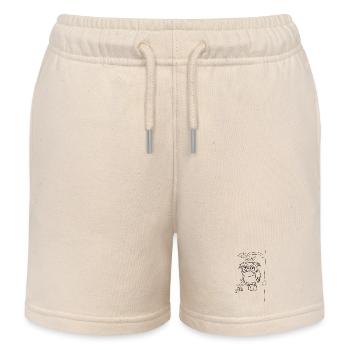 DIY Mal-Shirt mit Eulen-Motiv für kreative Kinder - Kinder Organic Joggingshorts Mini Bolter von Stanley/Stella - Natur - Vorne