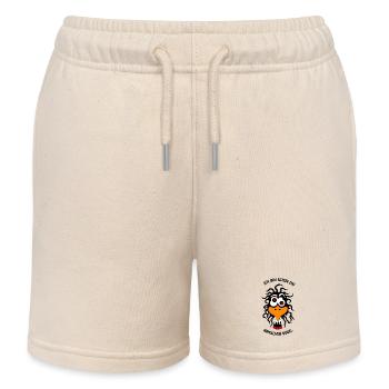I'm already a strange bird - Kids Organic Sweat Shorts by Stanley/Stella - soft Ecru - Front