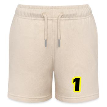 1 Zahl symbol - Kinder Organic Joggingshorts Mini Bolter von Stanley/Stella - Natur - Vorne