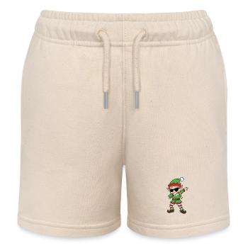 Lutin Dab Noël Chic - Short de jogging enfant bio Stanley/Stella - écru doux - Devant