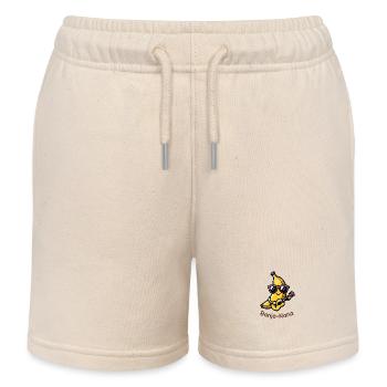 Banjo-Nana: Strumming Sweet Melodies - Kids Organic Sweat Shorts by Stanley/Stella - soft Ecru - Front