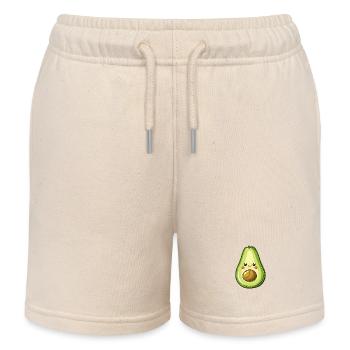 Avocat avec visage - Short de jogging enfant bio Stanley/Stella - écru doux - Devant