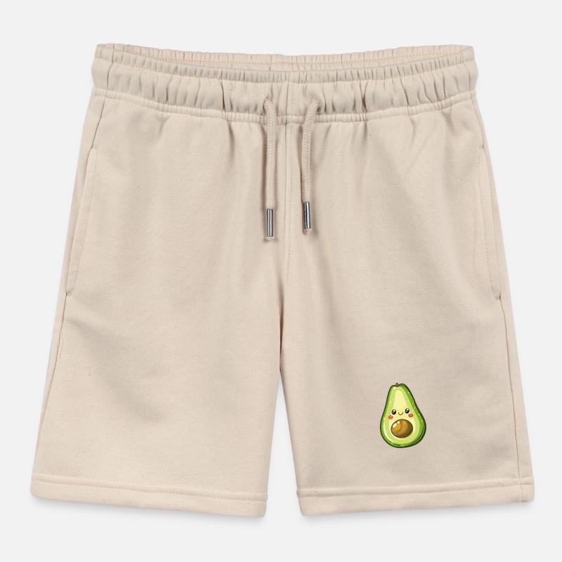 Avocado mit Gesicht Kinder Organic Joggingshorts Mini Bolter von Stanley/Stella