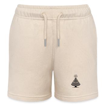 Spiralförmige Weihnachtsbaum Dekoration mit Stil - Kinder Organic Joggingshorts Mini Bolter von Stanley/Stella - Natur - Vorne