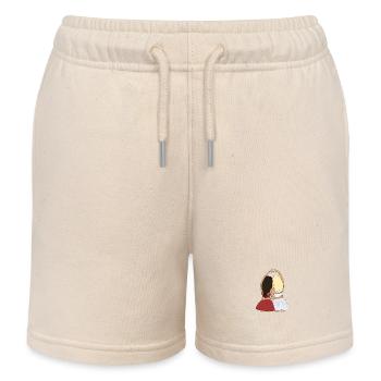 Best friend - Kids Organic Sweat Shorts by Stanley/Stella - soft Ecru - Front