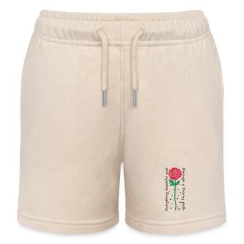 Everything beautiful goes through a thorny path - Kinder Organic Joggingshorts Mini Bolter von Stanley/Stella - Natur - Vorne