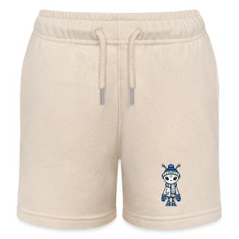 alien comic - Kinder Organic Joggingshorts Mini Bolter von Stanley/Stella - Natur - Vorne