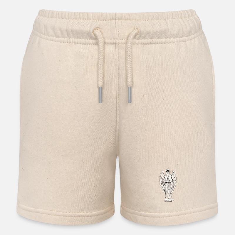 Don't Blink - Short de jogging enfant bio Stanley/Stella - écru doux