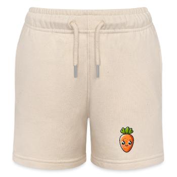 Carotte Mignon - Short de jogging enfant bio Stanley/Stella - écru doux - Devant