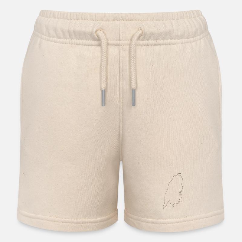 Lefkada - Kids Organic Sweat Shorts by Stanley/Stella - soft Ecru